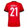 Officiële Voetbalshirt Portugal Diogo J. 21 Thuis EK 2024 - Heren